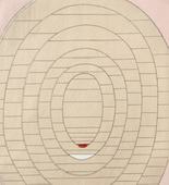 Louise Bourgeois. Untitled, no. 5 of 8, from the puritan: triptych set #4 of 12. 1990-1997