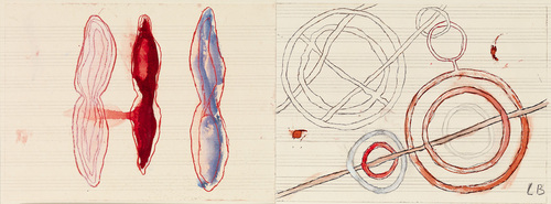 Louise Bourgeois. Untitled, no. 12, in Nothing to Remember (set 4), from the series of folio sets (1-6). 2004-2006