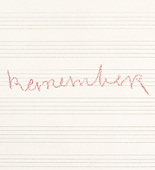 Louise Bourgeois. Nothing to Remember (set 1), from the series of folio sets (1-6). 2004-2006