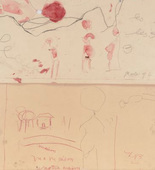 Louise Bourgeois. Untitled, no. 3 of 5, from the series, Le Matin Rouge. 2009