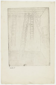 Louise Bourgeois. Plate 8 of 9, from the illustrated book, He Disappeared into Complete Silence, first edition. 1946-1947