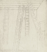Louise Bourgeois. Plate 8 of 9, from the illustrated book, He Disappeared into Complete Silence, first edition. 1946-1947