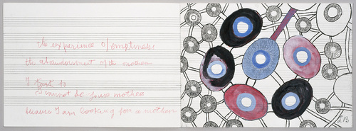 Louise Bourgeois. Untitled, no. 4, in Nothing to Remember (set 1), from the series of folio sets (1-6). 2004-2006
