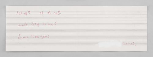 Louise Bourgeois. Nothing to Remember (set 5), from the series of folio sets (1-6). 2004-2006