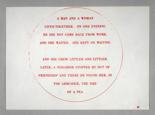Louise Bourgeois. She Lost It (2). 1992