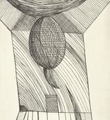 Louise Bourgeois. Untitled, plate 10 of 11, from the illustrated book, He Disappeared into Complete Silence, second edition. 2005