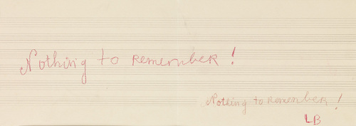 Louise Bourgeois. Nothing to Remember (set 3), from the series of folio sets (1-6). 2004-2006