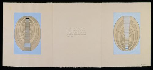 Louise Bourgeois. Untitled, no. 8 of 8, from the puritan: triptych set #11 of 12. 1990-1997