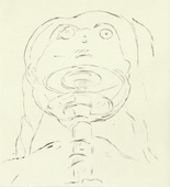 Louise Bourgeois. Untitled, plate 3 of 9, from the portfolio, The View from the Bottom of the Well. 1995