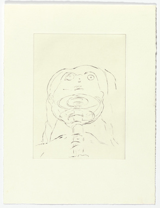 Louise Bourgeois. Untitled, plate 3 of 9, from the portfolio, The View from the Bottom of the Well. 1995