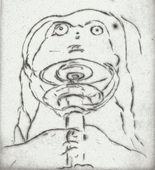 Louise Bourgeois. Untitled, plate 3 of 9, from the portfolio, The View from the Bottom of the Well. 1995