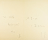 Louise Bourgeois. Text, no. 2 of 11, from the series, Extreme Tension. 2007