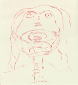 Louise Bourgeois. Untitled, plate 3 of 9, from the portfolio, The View from the Bottom of the Well. 1995