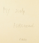 Louise Bourgeois. Text, no. 2 of 11, from the series, Extreme Tension. 2007