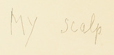 Louise Bourgeois. Text, no. 2 of 11, from the series, Extreme Tension. 2007