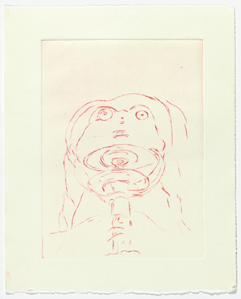 Louise Bourgeois. Untitled, plate 3 of 9, from the portfolio, The View from the Bottom of the Well. 1995