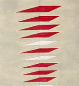 Louise Bourgeois. Untitled, no. 4 of 8, from the puritan: triptych set #4 of 12. 1990-1997