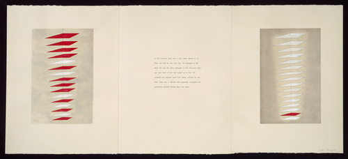 Louise Bourgeois. Untitled, no. 4 of 8, from the puritan: triptych set #4 of 12. 1990-1997