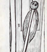 Louise Bourgeois. Figure at Door. 1945