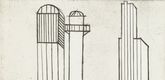Louise Bourgeois. Plate 3 of 11, from the illustrated book, He Disappeared into Complete Silence, second edition. 2005