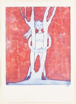 Louise Bourgeois. Embracing the Tree. 2000
