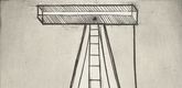 Louise Bourgeois. Plate 5 of 11, from the illustrated book, He Disappeared into Complete Silence, second edition. 2005