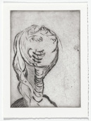 Louise Bourgeois. Untitled, plate 6 of 9, from the portfolio, The View from the Bottom of the Well. 1995