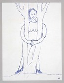 Louise Bourgeois. Embracing the Tree. 2000