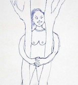 Louise Bourgeois. Embracing the Tree. 2000