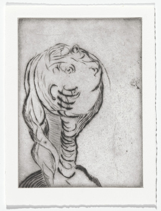 Louise Bourgeois. Untitled, plate 6 of 9, from the portfolio, The View from the Bottom of the Well. 1995