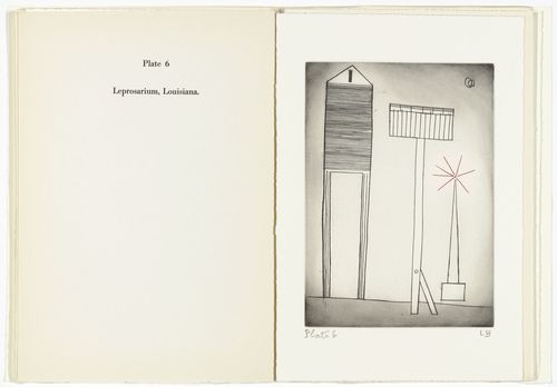 Louise Bourgeois. Plate 6 of 11, from the illustrated book, He Disappeared into Complete Silence, second edition. 2005