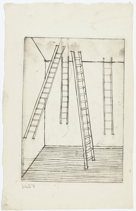 Louise Bourgeois. Plate 8 of 9, from the illustrated book, He Disappeared into Complete Silence, first edition. 1946-1947