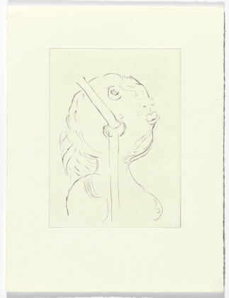 Louise Bourgeois. Untitled, plate 7 of 9, from the portfolio, The View from the Bottom of the Well. 1995