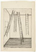 Louise Bourgeois. Plate 8 of 9, from the illustrated book, He Disappeared into Complete Silence, first edition. 1946-1947
