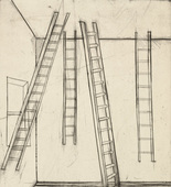 Louise Bourgeois. Plate 8 of 9, from the illustrated book, He Disappeared into Complete Silence, first edition. 1946-1947