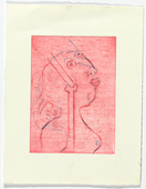 Louise Bourgeois. Untitled, plate 7 of 9, from the portfolio, The View from the Bottom of the Well. 1995