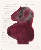 Louise Bourgeois with Tracey Emin. When My Cunt Stopped Living, no. 16 of 16, from the series, Do Not Abandon Me. 2009-2010