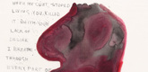 Louise Bourgeois with Tracey Emin. When My Cunt Stopped Living, no. 16 of 16, from the series, Do Not Abandon Me. 2009-2010