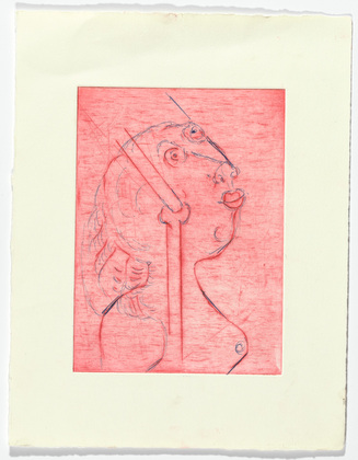 Louise Bourgeois. Untitled, plate 7 of 9, from the portfolio, The View from the Bottom of the Well. 1995
