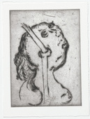 Louise Bourgeois. Untitled, plate 7 of 9, from the portfolio, The View from the Bottom of the Well. 1995