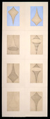 Louise Bourgeois. the puritan: study #56 of 59. 1990-1997