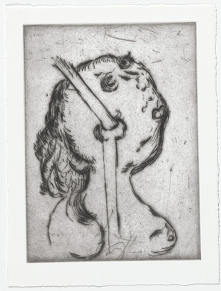 Louise Bourgeois. Untitled, plate 7 of 9, from the portfolio, The View from the Bottom of the Well. 1995