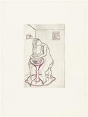 Louise Bourgeois. Untitled, plate 9 of 14, from the portfolio, Autobiographical Series. 1993