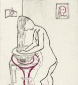 Louise Bourgeois. Untitled, plate 9 of 14, from the portfolio, Autobiographical Series. 1993