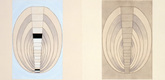 Louise Bourgeois. the puritan: study #57 of 59. 1990-1997