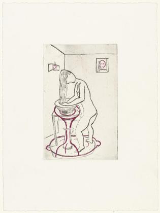 Louise Bourgeois. Untitled, plate 9 of 14, from the portfolio, Autobiographical Series. 1993