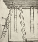 Louise Bourgeois. Plate 8 of 9, from the illustrated book, He Disappeared into Complete Silence, first edition. 1946-1947