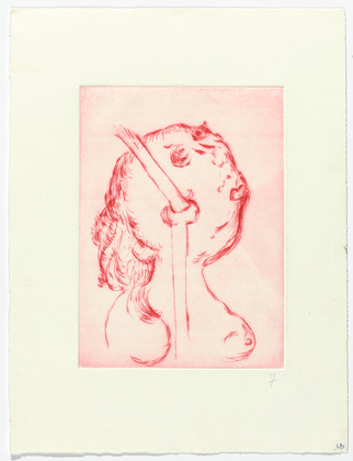 Louise Bourgeois. Untitled, plate 7 of 9, from the portfolio, The View from the Bottom of the Well. 1995
