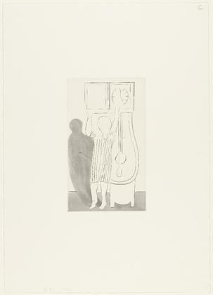 Louise Bourgeois. Untitled, plate 4 of 14, from the portfolio, Autobiographical Series. 1994