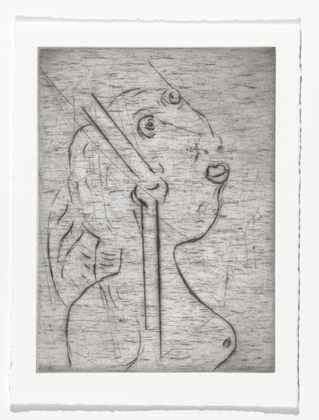 Louise Bourgeois. Untitled, plate 7 of 9, from the portfolio, The View from the Bottom of the Well. 1995